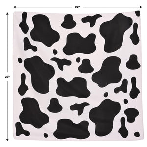 Bulk Cow Print Bandana (Case of 12) by Beistle