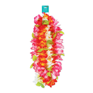 Bulk Sunset Floral Leis (Case of 18) by Beistle