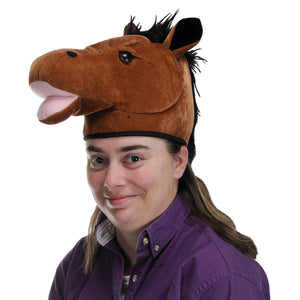 Bulk Plush Horse Head-Hat (Case of 6) by Beistle