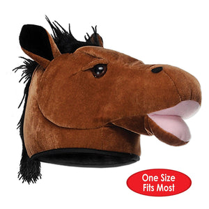 Bulk Plush Horse Head-Hat (Case of 6) by Beistle