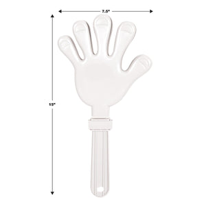 Party Noisemakers - Giant Hand Clapper/WHITE