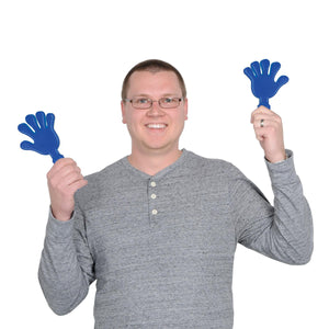 Bulk Party Hand Clapper blue (Case of 12) by Beistle