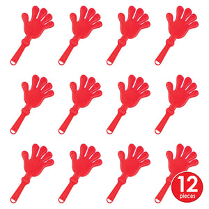 Party Noisemakers - Hand Clapper - red