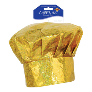 Prismatic Gold Chef's Hat (Pack of 6)