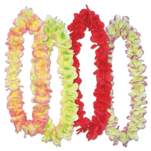 Luau Party Aloha Floral Leis - Bulk/6 Leis