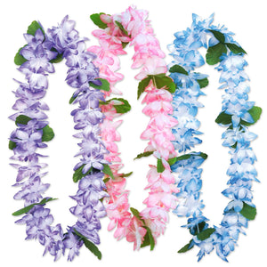 Luau Party Island Floral Leis - Bulk/18 Leis