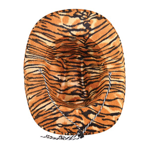 Bulk Tiger Print Cowboy Hat (6 Per Case) by Beistle