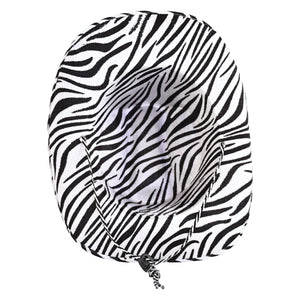 Bulk Zebra Print Cowboy Hat (6 Per Case) by Beistle