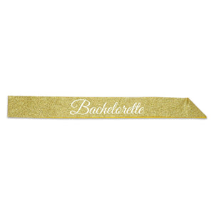 Bachelorette Glittered Sash - Bulk 6 Pack