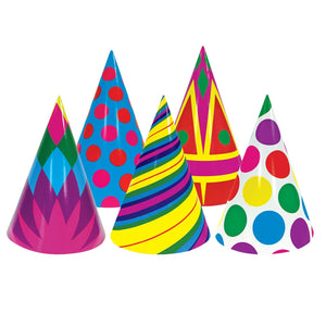 Cone Hats - Bulk 144 Pack