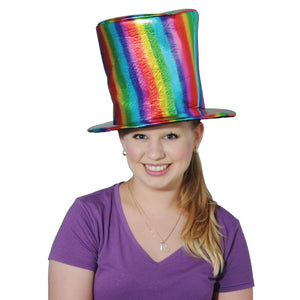 Bulk Fabric Rainbow Hat (Case of 6) by Beistle