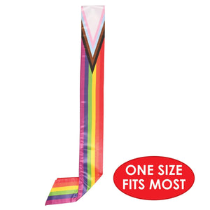 Bulk Pride Flag Satin Sash (6 Pkgs Per Case) by Beistle