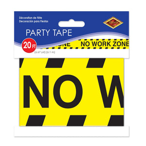 Over the Hill Party Supplies - No Work Zone' Party Tape