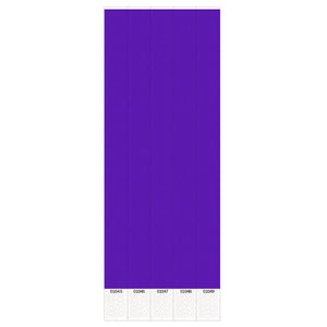 Solid Color Purple Party Wristbands - Bulk 600 Pack