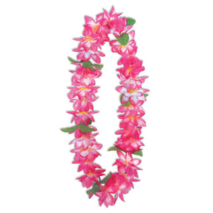 Luau Party Big Island Floral Lei - Bulk 12 Pack