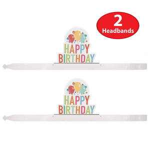 Beistle Happy Birthday Headband