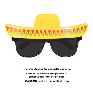 Bulk Sombrero Glasses (6 Pkgs Per Case) by Beistle