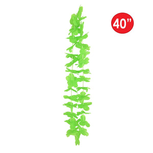 Bulk Green Hawaiian Lei (12 Per Case) by Beistle