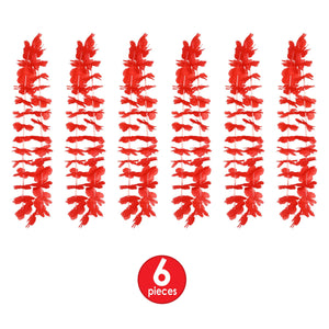 Bulk Red Hawaiian Lei (12 Per Case) by Beistle