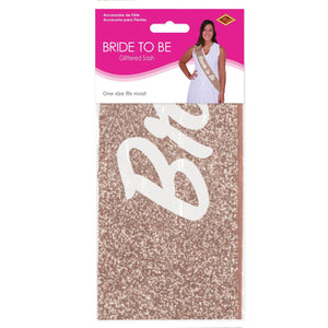 Bulk Bride To Be Glittered Sash (6 Pkgs Per Case) by Beistle