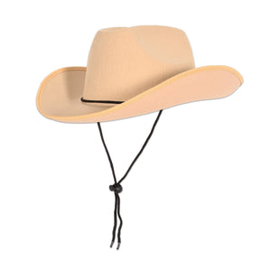 Bulk Tan Felt Cowboy Hat (6 Per Case) by Beistle