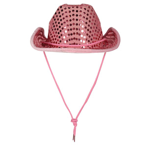 Sequined Cowboy Hat - Bulk 6 Pack