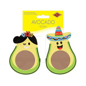 Beistle Avocado Glasses - One Size Fits Most, Fiesta Novelty Glasses, 1/pkg, 6/case