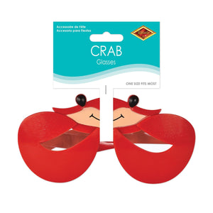 Beistle Crab Glasses - Luau Novelty Crab Glasses