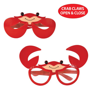 Beistle Crab Glasses - Luau Novelty Crab Glasses