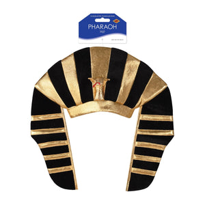 Beistle Plush Pharaoh Hat - One-Size Plush Pharaoh Hat