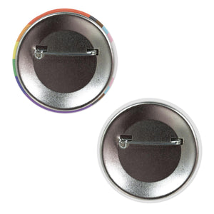 Beistle Pride Buttons - Rainbow Decor - 2 Inch