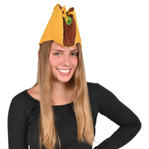 Beistle Taco Hat - One Size Fits Most, Fiesta Costume Hat, 1/pkg, 6/case