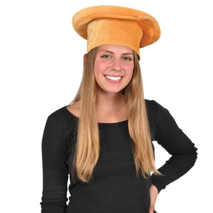 Beistle Plush Pizza Hat - One-Size Plush Pizza Hat