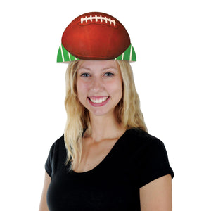 Football Party Supplies - Printed Football Hat