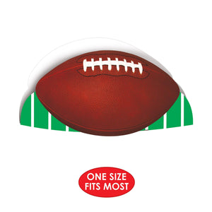 Football Party Supplies - Printed Football Hat