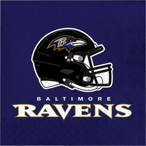 Bulk Pack of 32 Baltimore Ravens Napkins