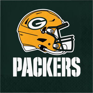 Bulk Pack of 32 Green Bay Packers Napkins