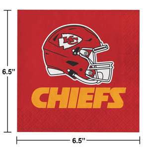 Kansas City Chiefs Napkins, 16 ct