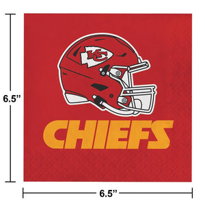 Kansas City Chiefs 41 Piece Party Pack for 8 Fans