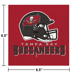 Bulk Pack of 32 Tampa Bay Buccaneers Napkins