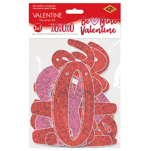 Valentine Streamer Set (Pack of 12)