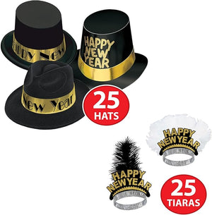 Grand Deluxe Gold New Year's Eve Party Kit