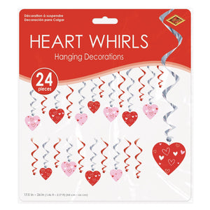 Valentine's Day Heart Whirls (24/Package)