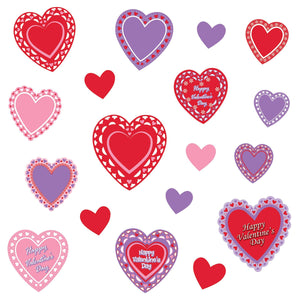 Valentine's Day Heart Stickers - Bulk/24 Sticker Sheets