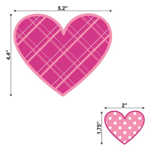 Beistle Valentine's Day Clings (Case of 12 Sheets)