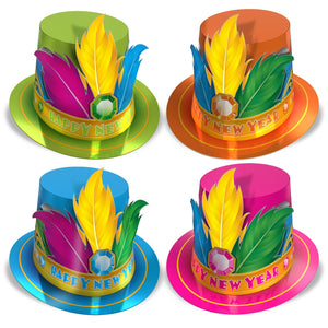 New Year's Eve Rio Hi-Hats - Bulk 25 Pack