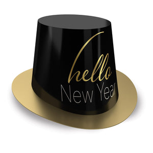 New Year's Eve Hello New Year Hi-Hat - Bulk 25 Pack