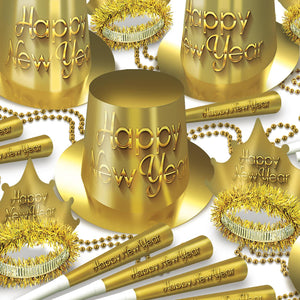 Beistle Golden New Year Assortment for 50