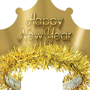 Beistle Golden New Year Tiaras (Case of 50)