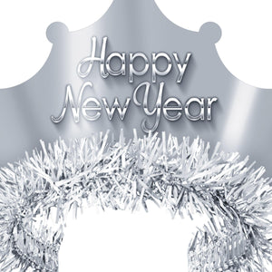 Beistle Silver New Year Tiaras (Case of 50)